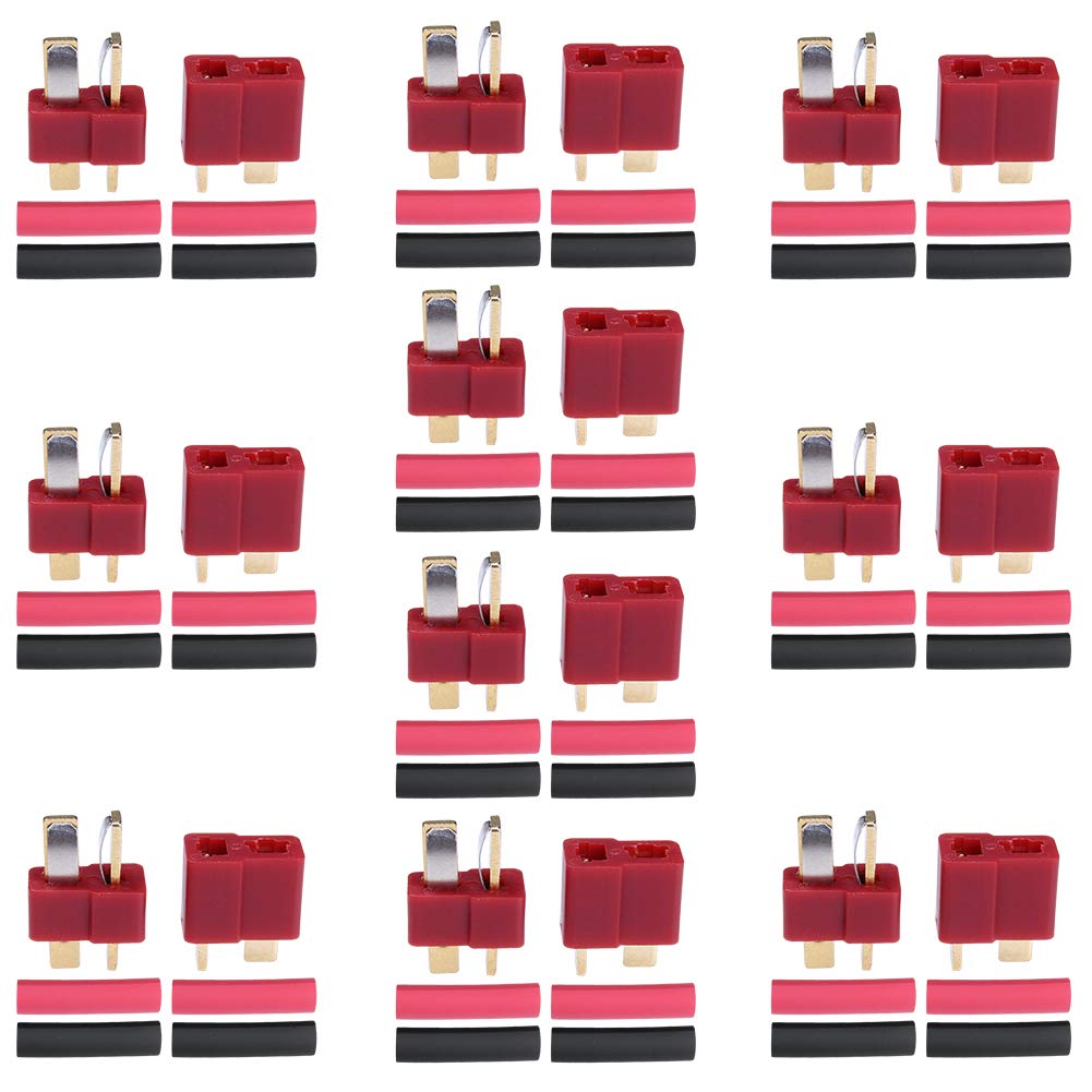 Amazon.com: Hobbypark 10 Pairs T-Plug Connectors Male & Female